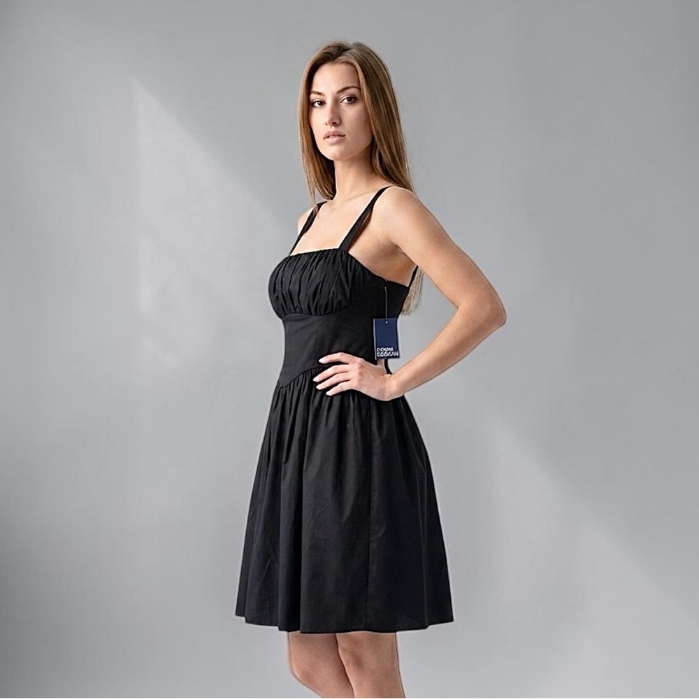Donna Morgan Women’s Black Corset Mini Dress Sz 10, Medium